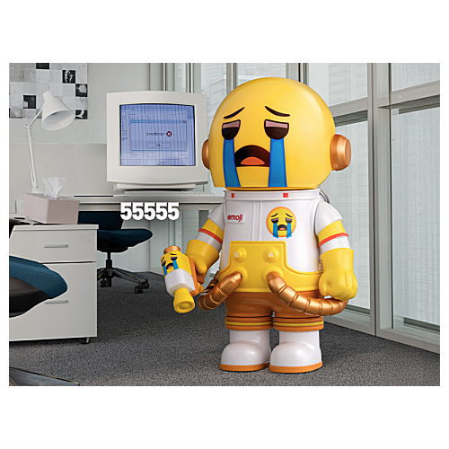 POPMART MEGA SPACE MOLLY 100% x emoji series [4.55555]