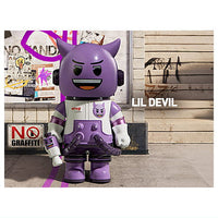 POPMART MEGA SPACE MOLLY 100% x emoji series [13.LIL DEVIL]