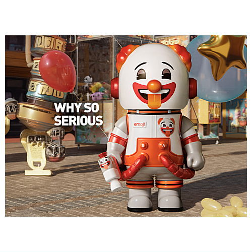 激レア) POPMART SpaceMolly UNICORN ユニコーン 送料無料】POPMART MEGA SPACE MOLLY 100%×emoji シリーズ