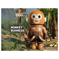 POPMART MEGA SPACE MOLLY 100% x emoji series [17.MONKEY BUSINESS]
