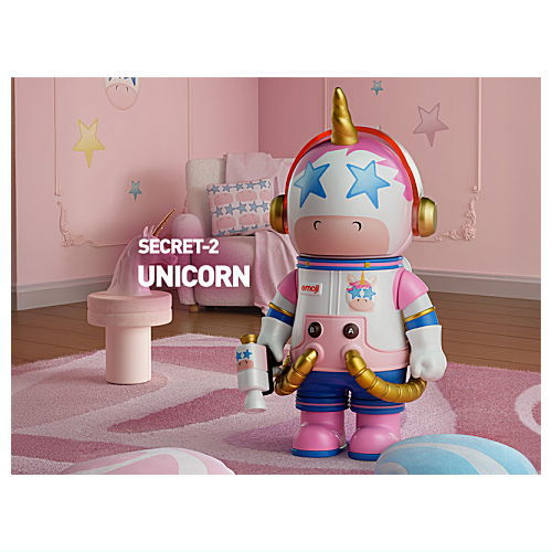 POPMART MEGA SPACE MOLLY 100% x emoji series [20.Secret 2: UNICORN]