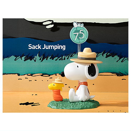 POPMART Peanuts 75th Anniversary Snoopy Comic Life Series [3.Sack Jumping]