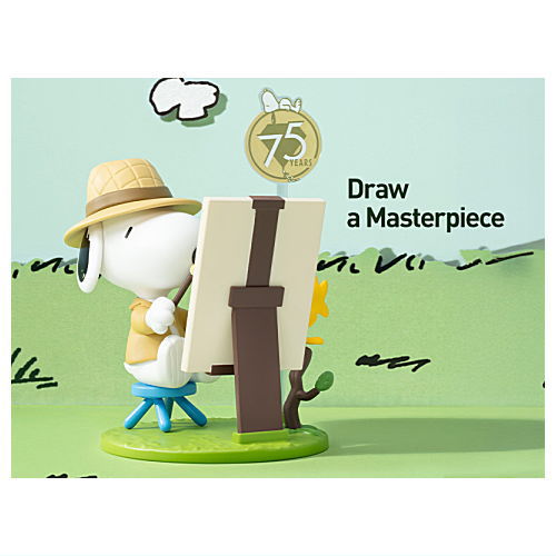 POPMART Peanuts 75th Anniversary Snoopy Comic Life Series [4.Draw a Masterpiece]