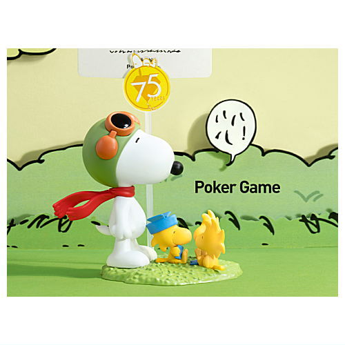 POPMART Peanuts 75th Anniversary Snoopy Comic Life Series [10.Poker Game]