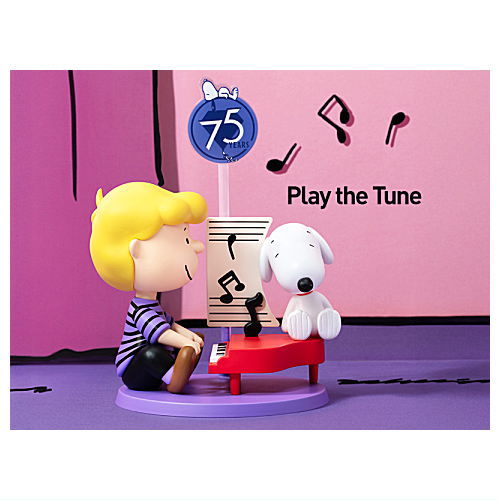 POPMART Peanuts 75th Anniversary Snoopy Comic Life Series [11.Play the Tune]