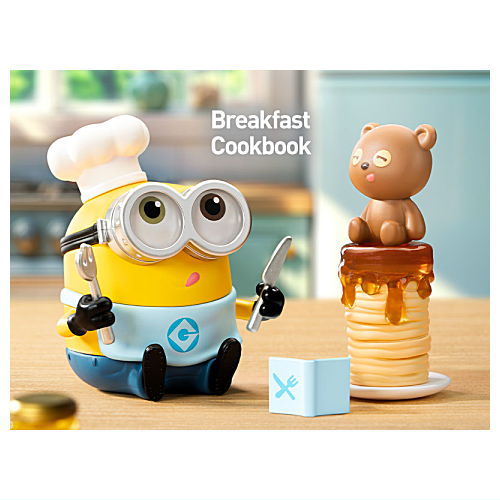 POPMART Minions Bedtime Stories by Bob and Tim series [1.Breakfast Cookbook]