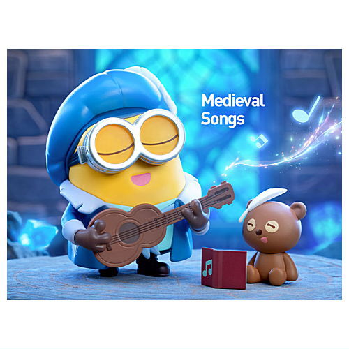 POPMART Minions Bedtime Stories by Bob and Tim series [2.Medieval Songs]