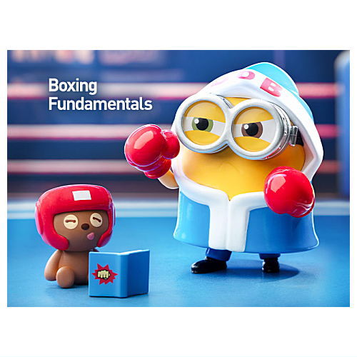POPMART Minions Bedtime Stories by Bob and Tim series [8.Boxing Fundamentals]