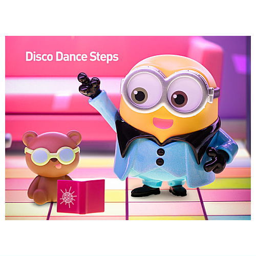 POPMART Minions Bedtime Stories by Bob and Tim series [12.Disco Dance Steps]