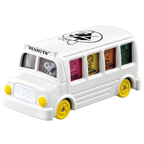 PEANUTS 75th Anniversary Dream Tomica Collection [4.Bus (White)]