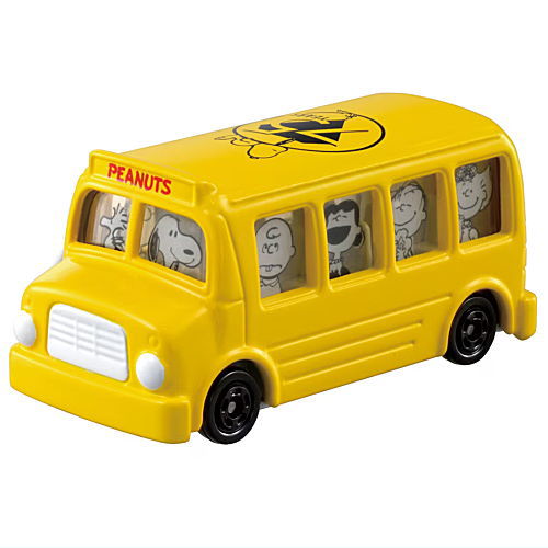 PEANUTS 75th Anniversary Dream Tomica Collection [6.Bus (Yellow)]