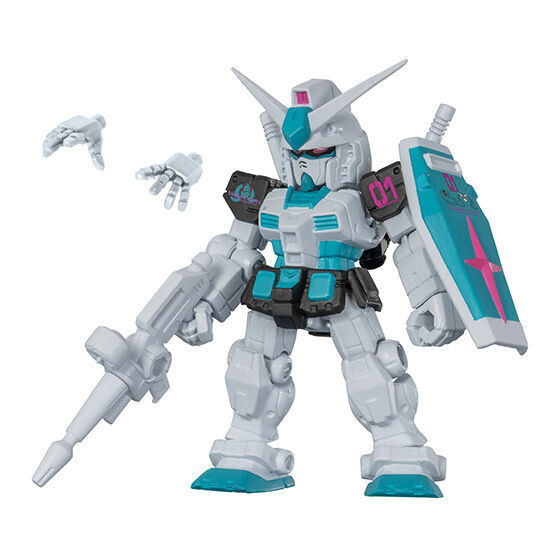 Mobile Suit Gundam MOBILE SUIT ENSEMBLE Hatsune Miku color ver. [1.(201)Gundam (Hatsune Miku color ver.)]