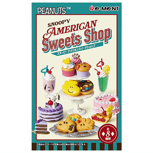 SNOOPY AMERICAN Sweets Shop [All 8 type set (Full Complete)]