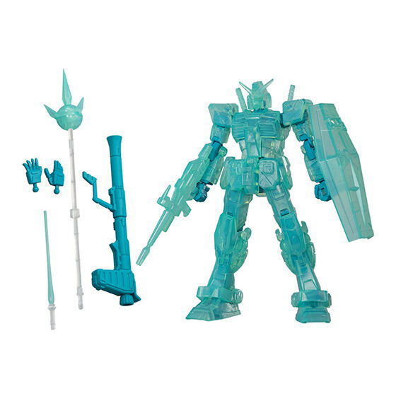 Mobile Suit Gundam CAPSULE ACTION Hatsune Miku color ver. (BOX version) [3.Gundam (Hatsune Miku Clear Color Ver.)]