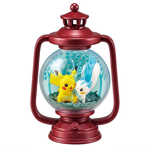 Pokemon LANTERN DIORAMA [1.Pikachu & Pachirisu]