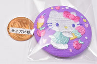 Sanrio Characters Embroidery Can Badge Biscuit Part.2 [1.Hello Kitty]