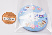 Sanrio Characters Embroidery Can Badge Biscuit Part.2 [2.Cinnamoroll]