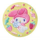 Sanrio Characters Embroidery Can Badge Biscuit Part.2 [3.My Melody]