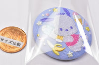 Sanrio Characters Embroidery Can Badge Biscuit Part.2 [6.Pochacco]