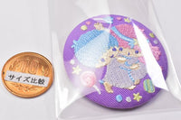 Sanrio Characters Embroidery Can Badge Biscuit Part.2 [9.little twin stars]