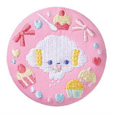 Sanrio Characters Embroidery Can Badge Biscuit Part.2 [10.Kogimyun]