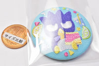 Sanrio Characters Embroidery Can Badge Biscuit Part.2 [12.Bad Badtz-Maru]