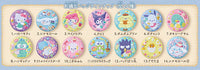 Sanrio Characters Embroidery Can Badge Biscuit Part.2 [All 14 type set(Full Complete)]