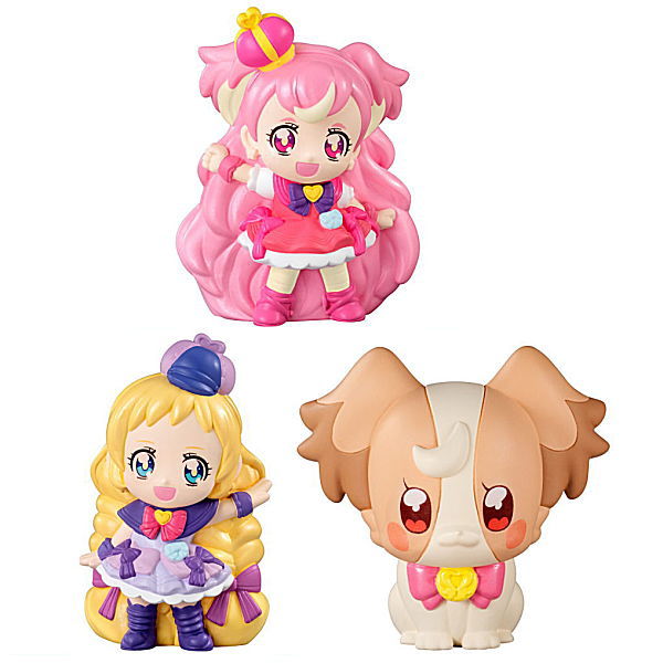 Wonderful PreCure! sweet pearl doll [Assorted 3 type set (1.Cure Wonderful/2.Cure Friendy/3.Inukai Komugi)]