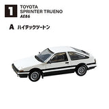 1/64 Scale Japanese Classic Car Selection Vol.15 86 Collection [1.(1A)AE86 High tech two-tone]