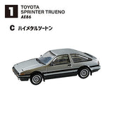 1/64 Scale Japanese Classic Car Selection Vol.15 86 Collection [3.(1C)AE86 High metal two tone]
