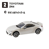 1/64 Scale Japanese Classic Car Selection Vol.15 86 Collection [8.(2C)ZN6 Satin white pearl]