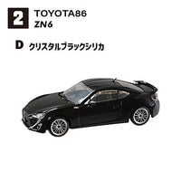 1/64 Scale Japanese Classic Car Selection Vol.15 86 Collection [9.(2D)ZN6 Crystal black silica]