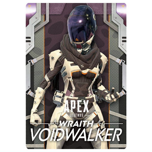 APEX LEGGENDS Wafers [20.Wraith (rare card)(Hologram specification)]