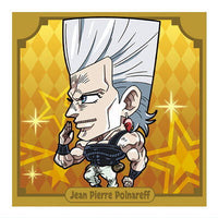 Niforamtion JoJo's Bizarre Adventure Sticker Wafer Stardust Crusaders Part.2 Egypt [5.Jean Pierre Polnareff (Rare)]