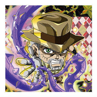 Niforamtion JoJo's Bizarre Adventure Sticker Wafer Stardust Crusaders Part.2 Egypt [22.Joseph Joestar: Hermit Purple (Jojo rare)]