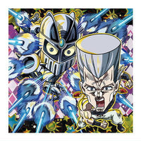 Niforamtion JoJo's Bizarre Adventure Sticker Wafer Stardust Crusaders Part.2 Egypt [25.Jean Pierre Polnareff: Silver Chariot (Jojo rare)]