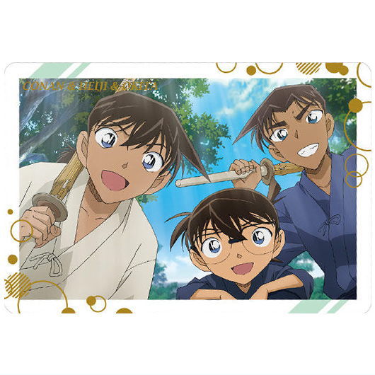 Itajaga Detective Conan vol.2 [21.Conan Edogawa & Heiji Hattori & Soshi Okita (Visual card)(Metallic embossed)]