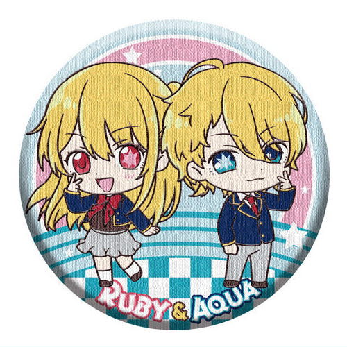 CAN BADGE COLLECTION Oshi no Ko [7.Aqua & Ruby]