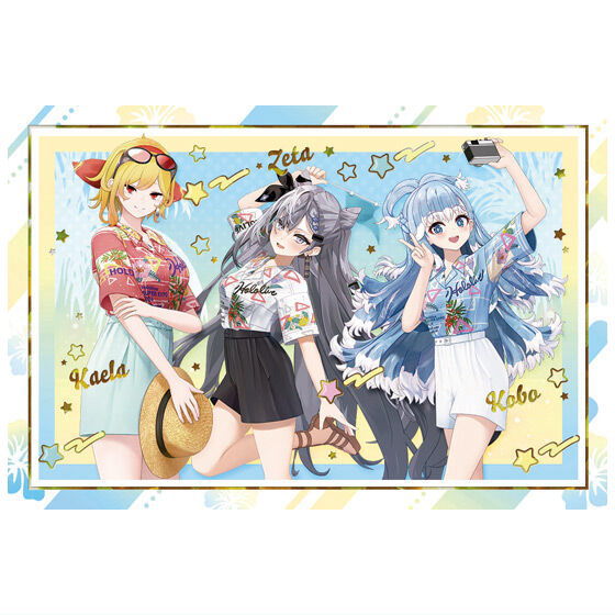 Hololive Production Wafer hololive SUPER EXPO 2024 vol.1 [39.Kaela & Zeta & Kobo (groupcard)(gold foil stamped)]