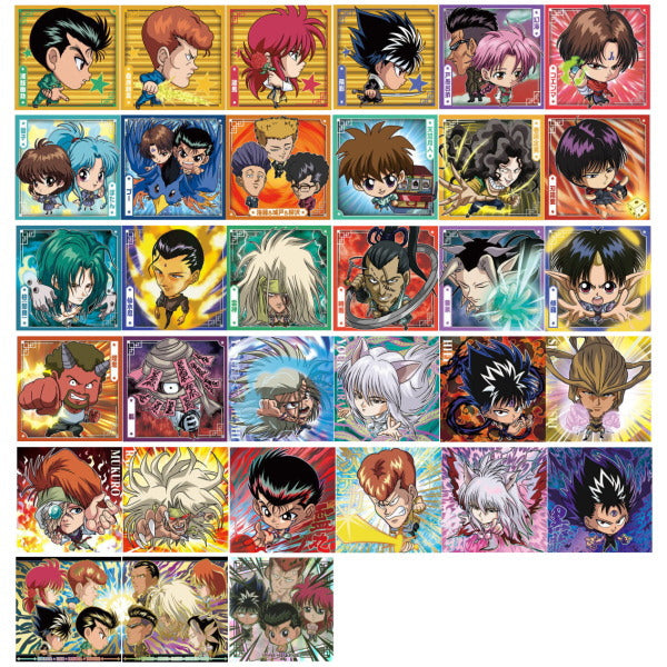 Niforamtion YuYu Hakusho Sticker Wafer  vol.2 [All 33 type set(Full Complete)]