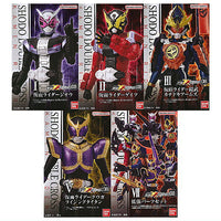 SHODO DOUBLE CROSS Kamen Rider Part.8 [Assorted 5 type set (1.Kamen Rider Zi-O/2.Kamen Rider Geiz/3.Kamen Rider Gaim Kachidoki Arms/5.Kamen Rider Kuuga Rising Titan/7.Expansion Parts Set)]