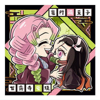 Niforamtion Kimetsu no Yaiba Deformed Style Sticker Wafer Part.11 [2.Mitsuri Kanroji & Nezuko Kamado (Normal)]