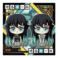 Niforamtion Kimetsu no Yaiba Deformed Style Sticker Wafer Part.11 [7.Yuichiro Tokito & Muichiro Tokito (Normal)]