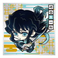 Niforamtion Kimetsu no Yaiba Deformed Style Sticker Wafer Part.11 [9.Muichiro Tokito (Rare)]