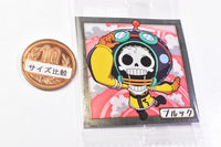 Niforamtion ONE PIECE Pirate Sticker Wafer LOG.8 Science Island [9.Brook (Normal)]