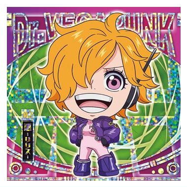 Niforamtion ONE PIECE Pirate Sticker Wafer LOG.8 Science Island [13.Dr. Vegapunk 02 Lilith (Super Rare) ]