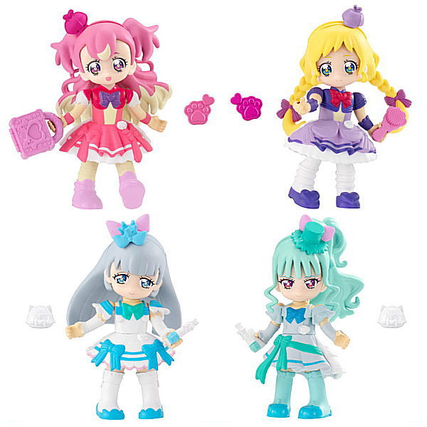 Wonderful PreCure Precute [Assorted 4 type set (1.Cure Wonderful set/2.Cure Friendy set/3.Cure Nyammy set/4.Cure Lillian set)]