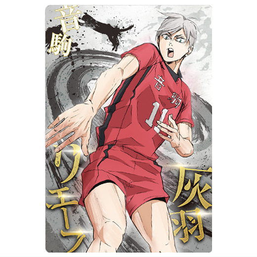 The Movie Haikyu!! The Dumpster Battle Wafer [12.Lev Haiba (Character Card)]