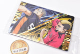 The Movie Haikyu!! The Dumpster Battle Wafer [25.Ryunosuke Tanaka & Taketora Yamamoto (Rare Card)(Gold Foil Stamped)]