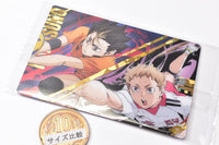 The Movie Haikyu!! The Dumpster Battle Wafer [26.Yu Nishinoya & Morisuke Yaku (Rare Card)(Gold Foil Stamped)]